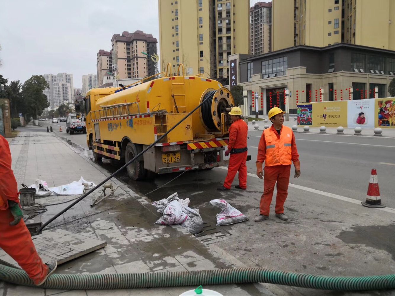 叶集排污管道清淤-管道清洗